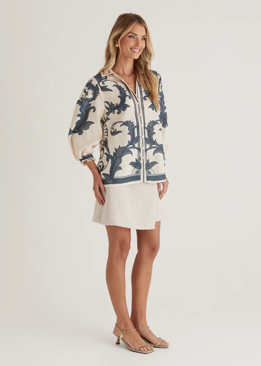 Bailee Shirt - Cream Zayna