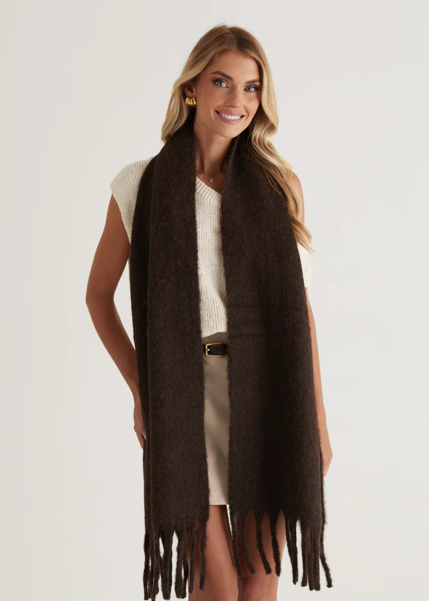 Charli Scarf - Dark Choc