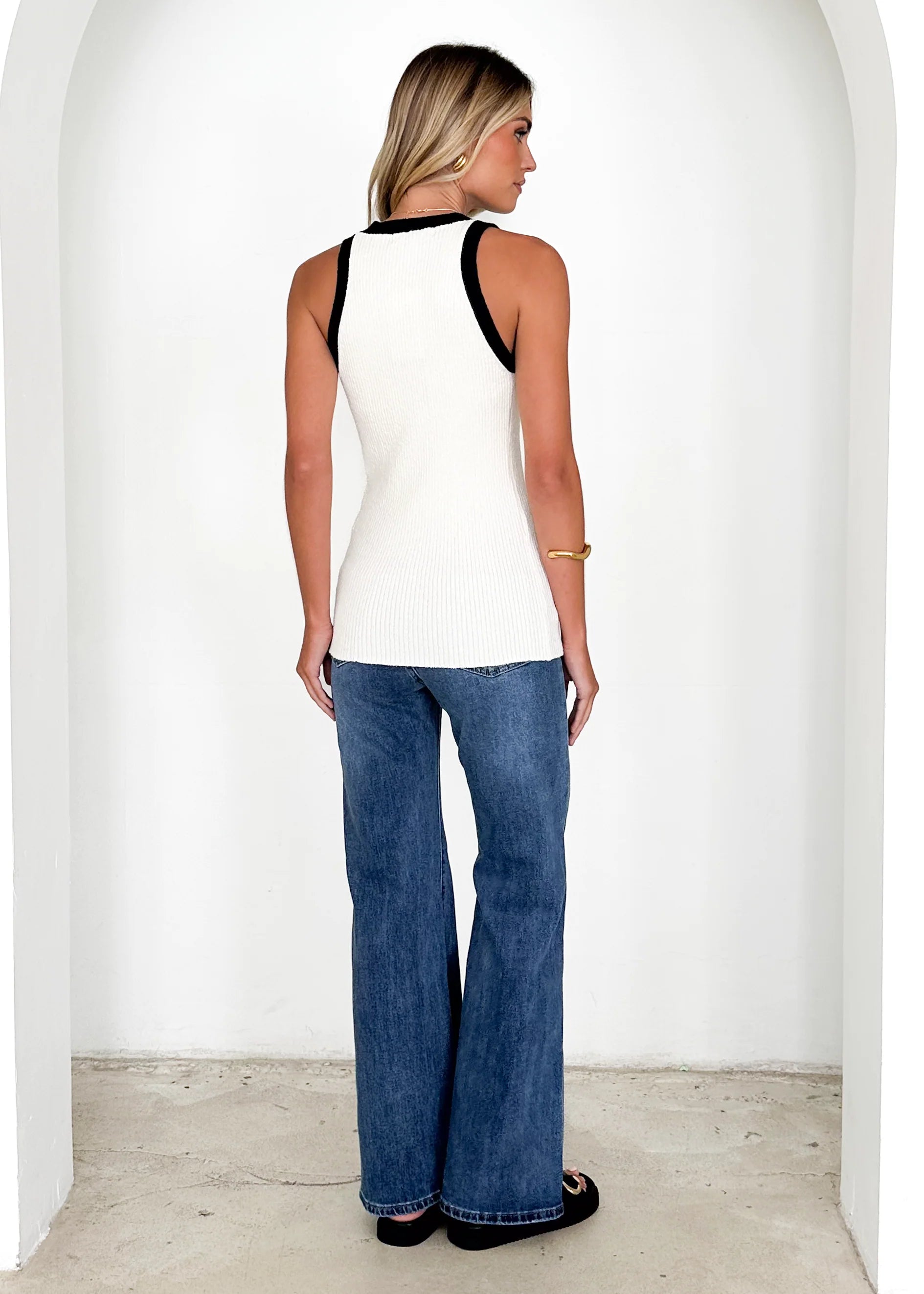 Zambezi Knit Top - Off White