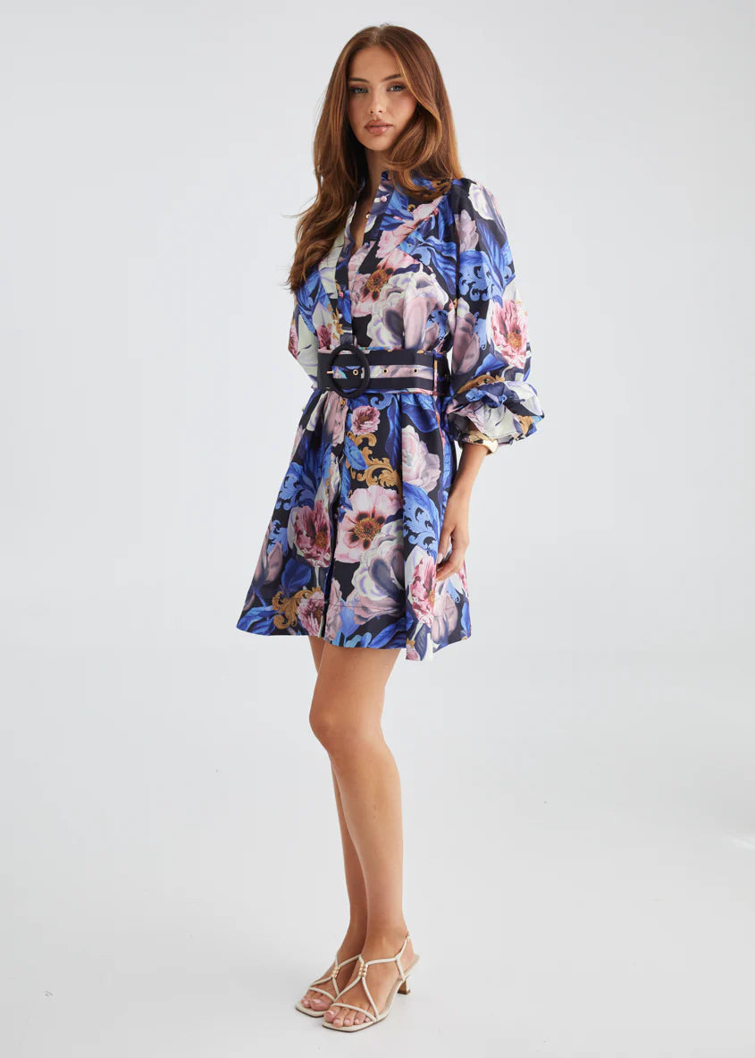 Angelina Dress - Azure