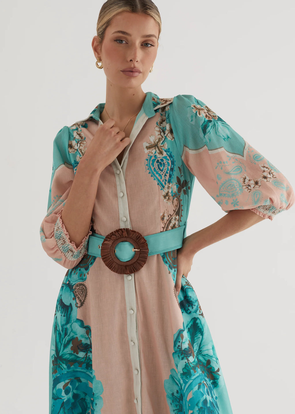 Pip Midi Dress - Willow Floral