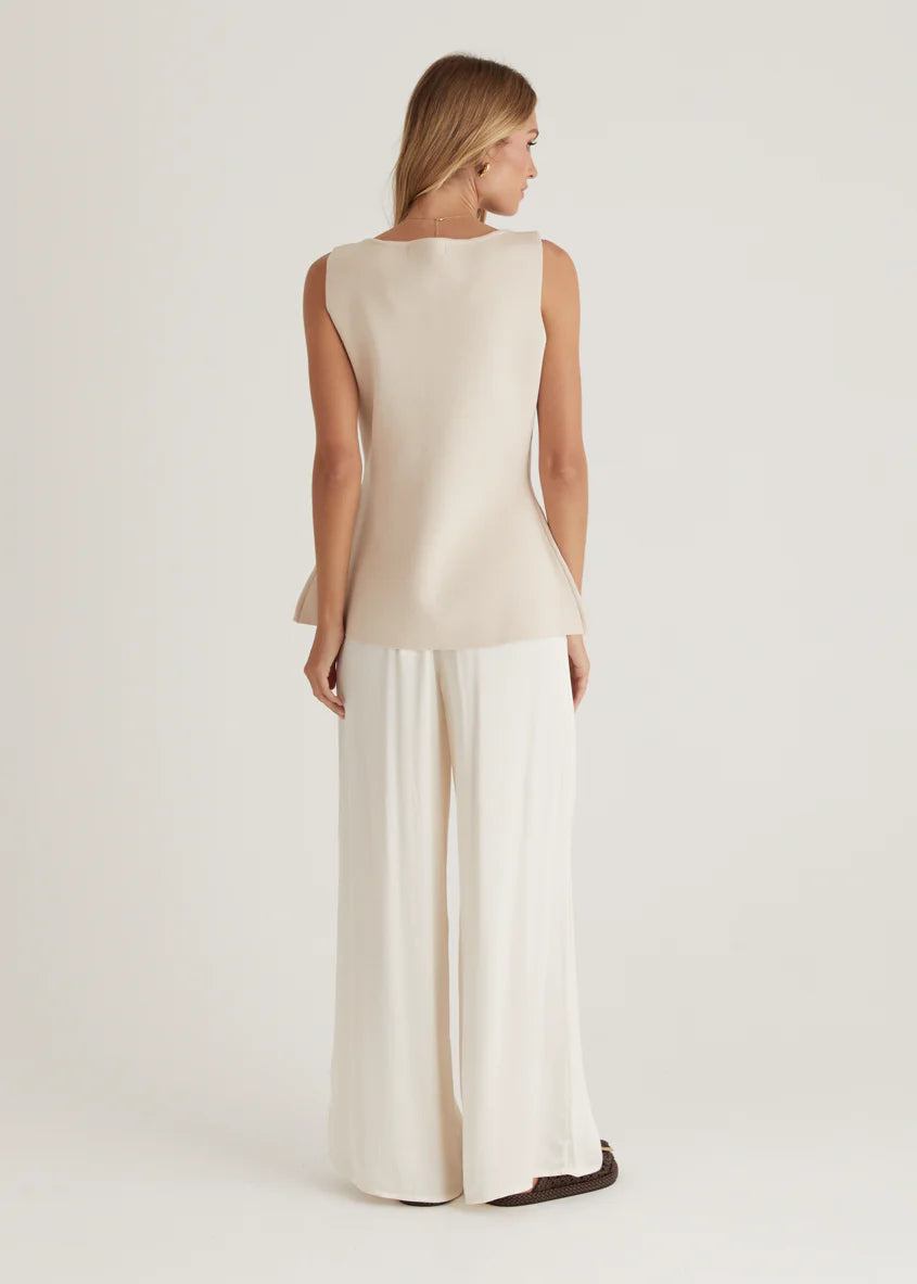 Tilly Knit Vest - Cream