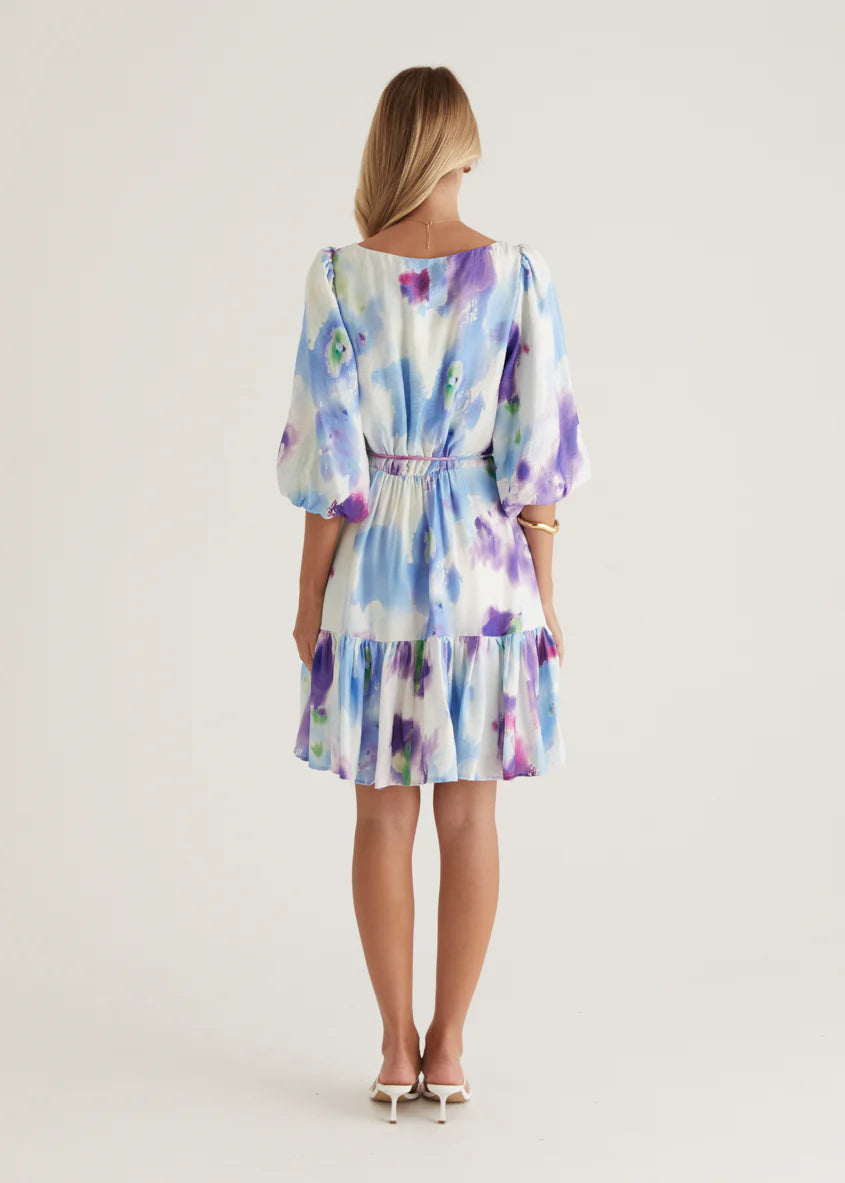 Namisha Dress - Violet Watercolour