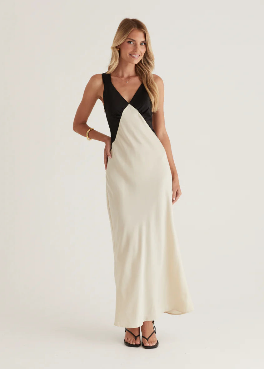 Taleena Maxi Dress - Champagne