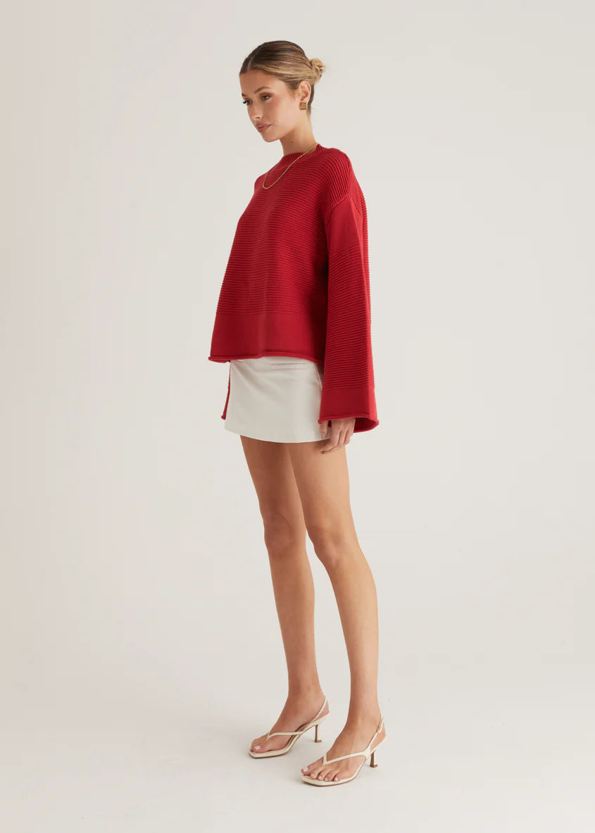Marsielle Sweater - Red