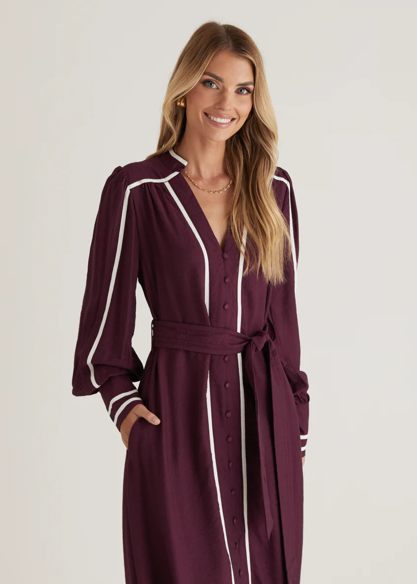Melody Maxi Dress - Plum