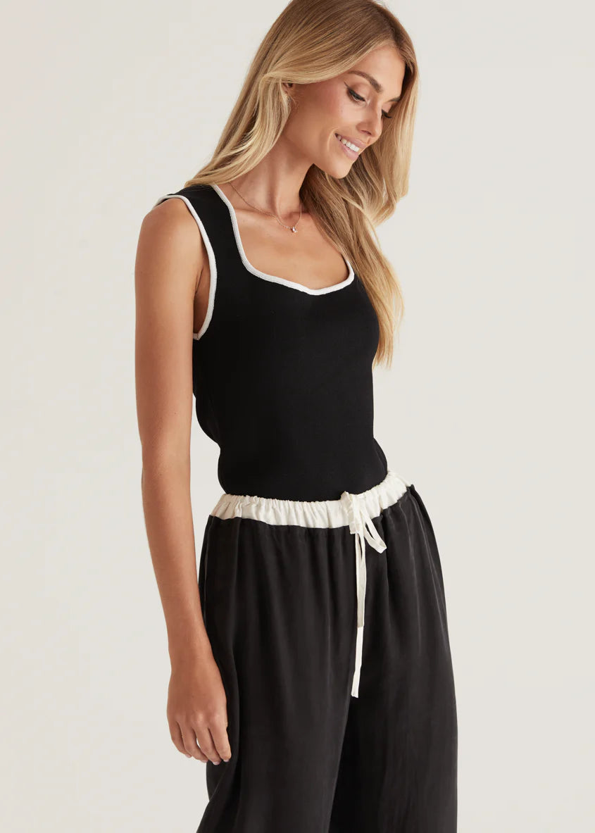 Alexis Cupro Pants - Black