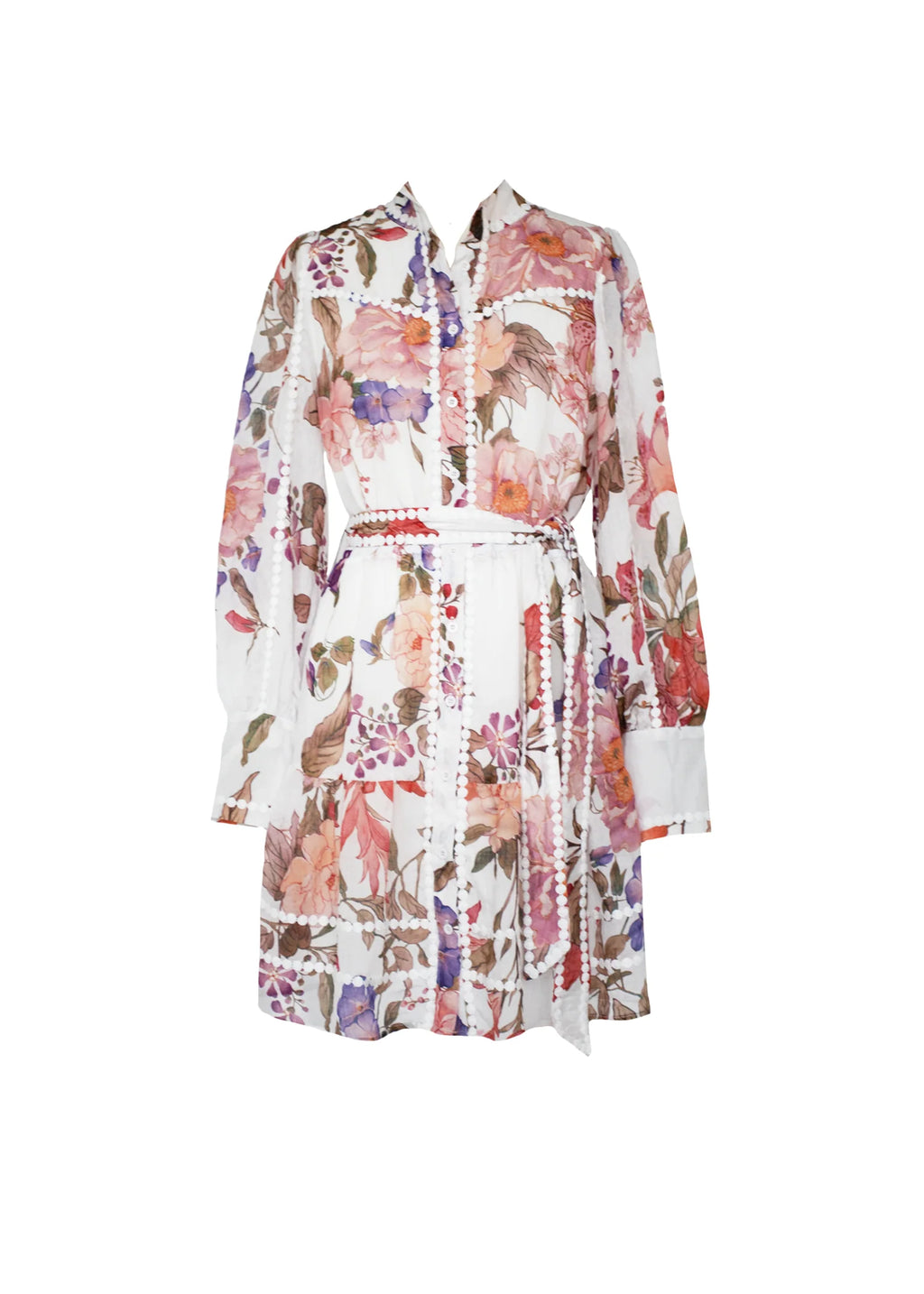 Aaliyah Dress - White Floral