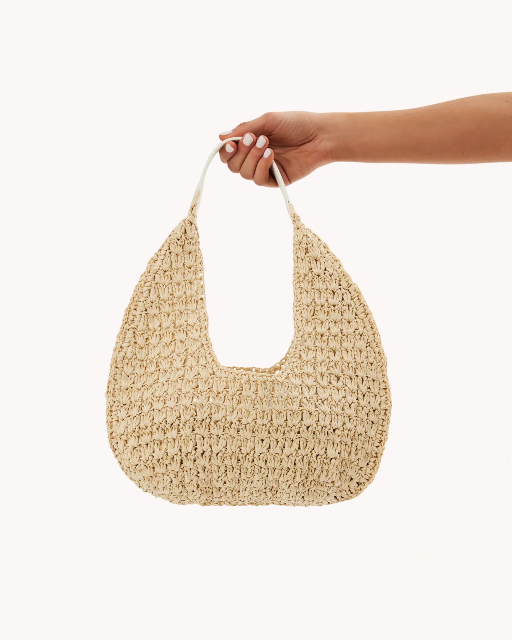 Jasmine Shoulder Bag - Natural Raffia