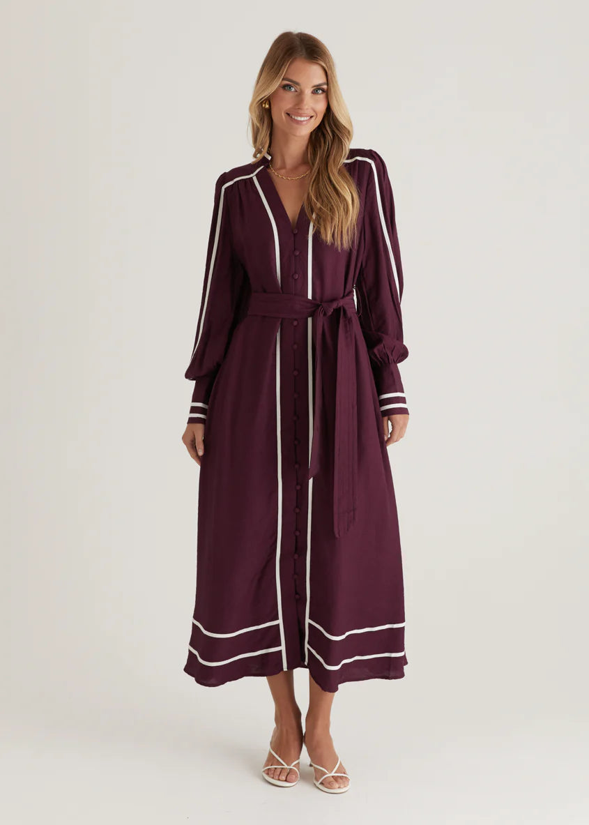Melody Maxi Dress - Plum