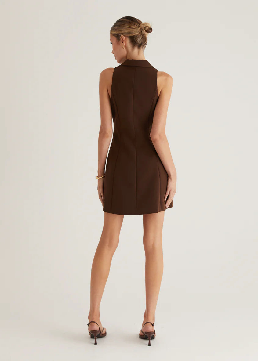 Nyssa Dress - Espresso