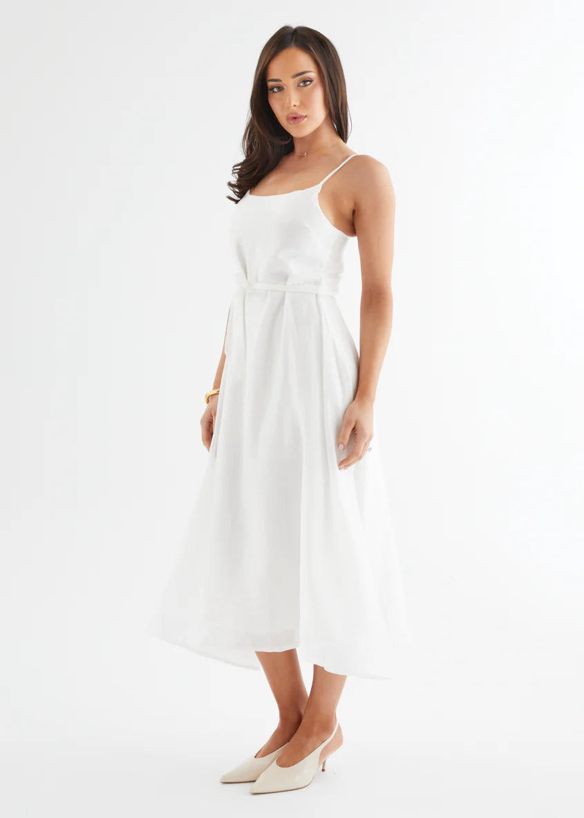 Andrea Midi Dress - Off White