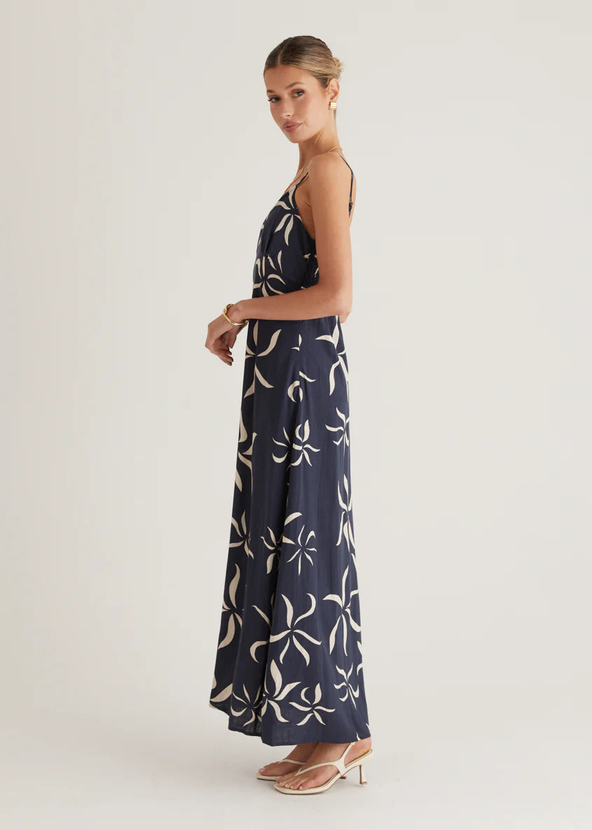 Cavalier Maxi Dress - Navy Ayana