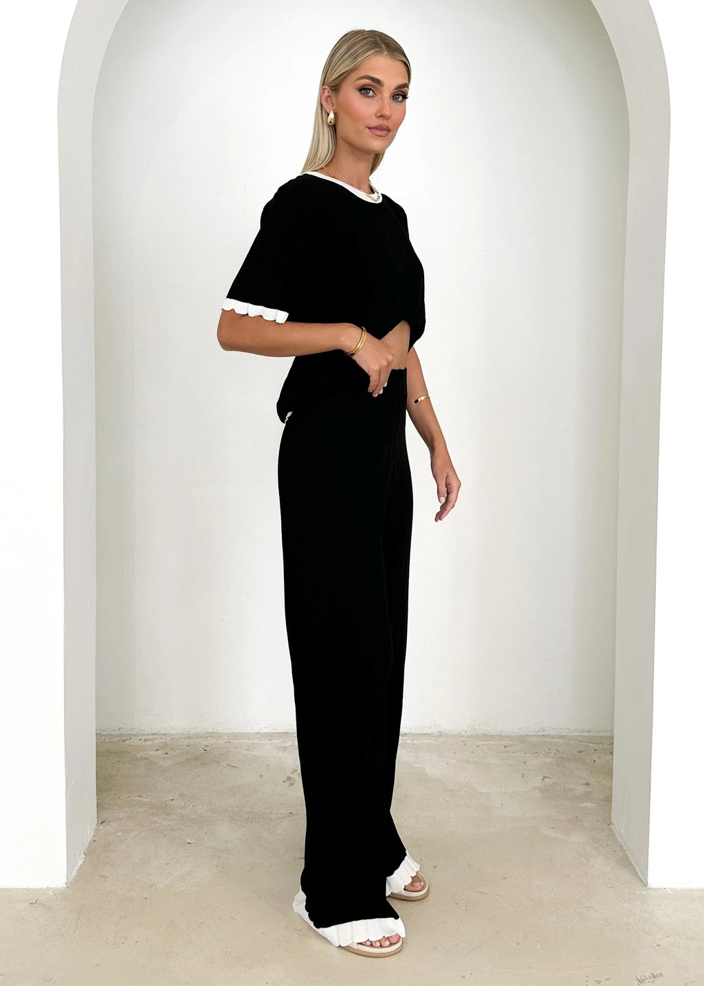 Tienna Knit Pants - Black