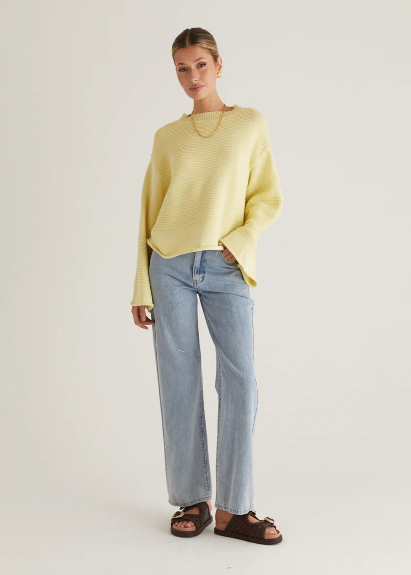 Marsielle Sweater - Lemon