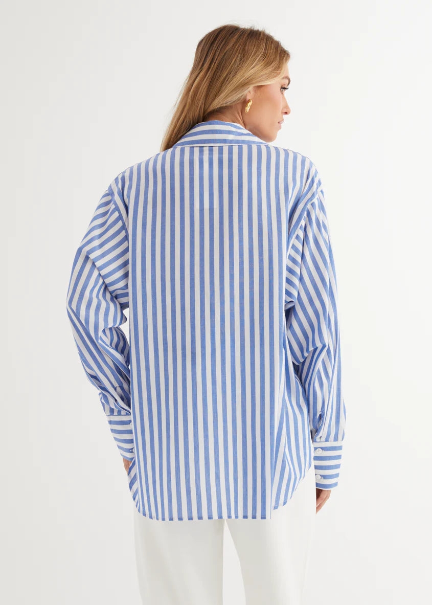 Alessandro Shirt - Blue Stripe