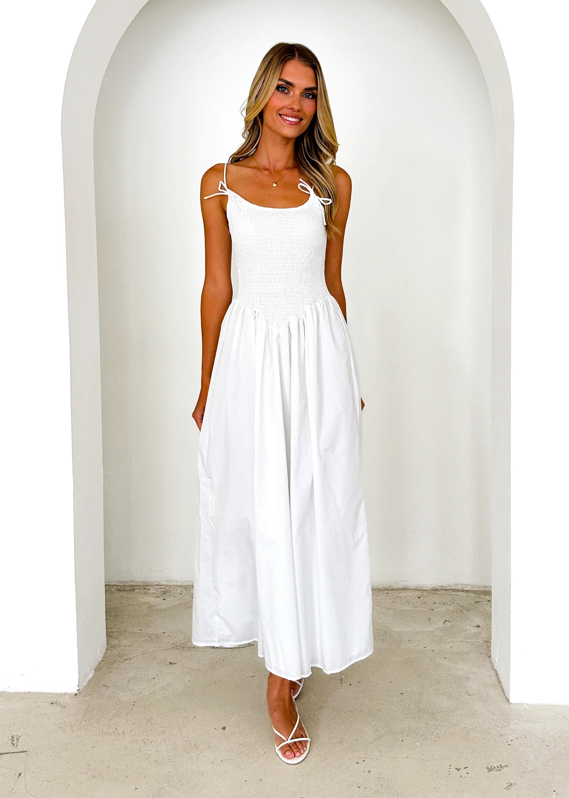 Vista Maxi Dress - Off White