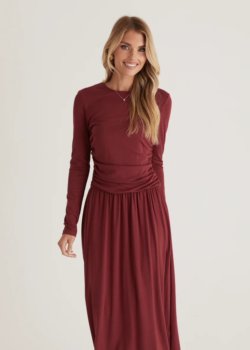 Siobhan Maxi Dress - Wine