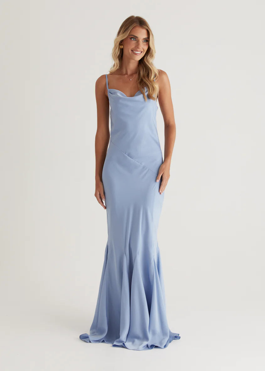 Zita Maxi Dress - Sky Blue