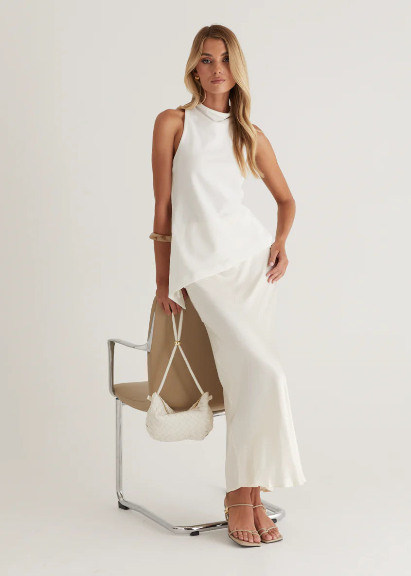 Vera Maxi Skirt - Cream