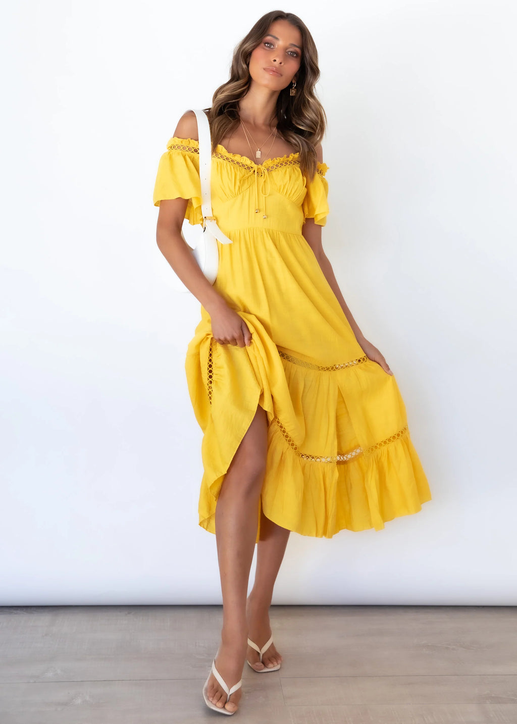 Fools Love Midi Dress - Sunshine