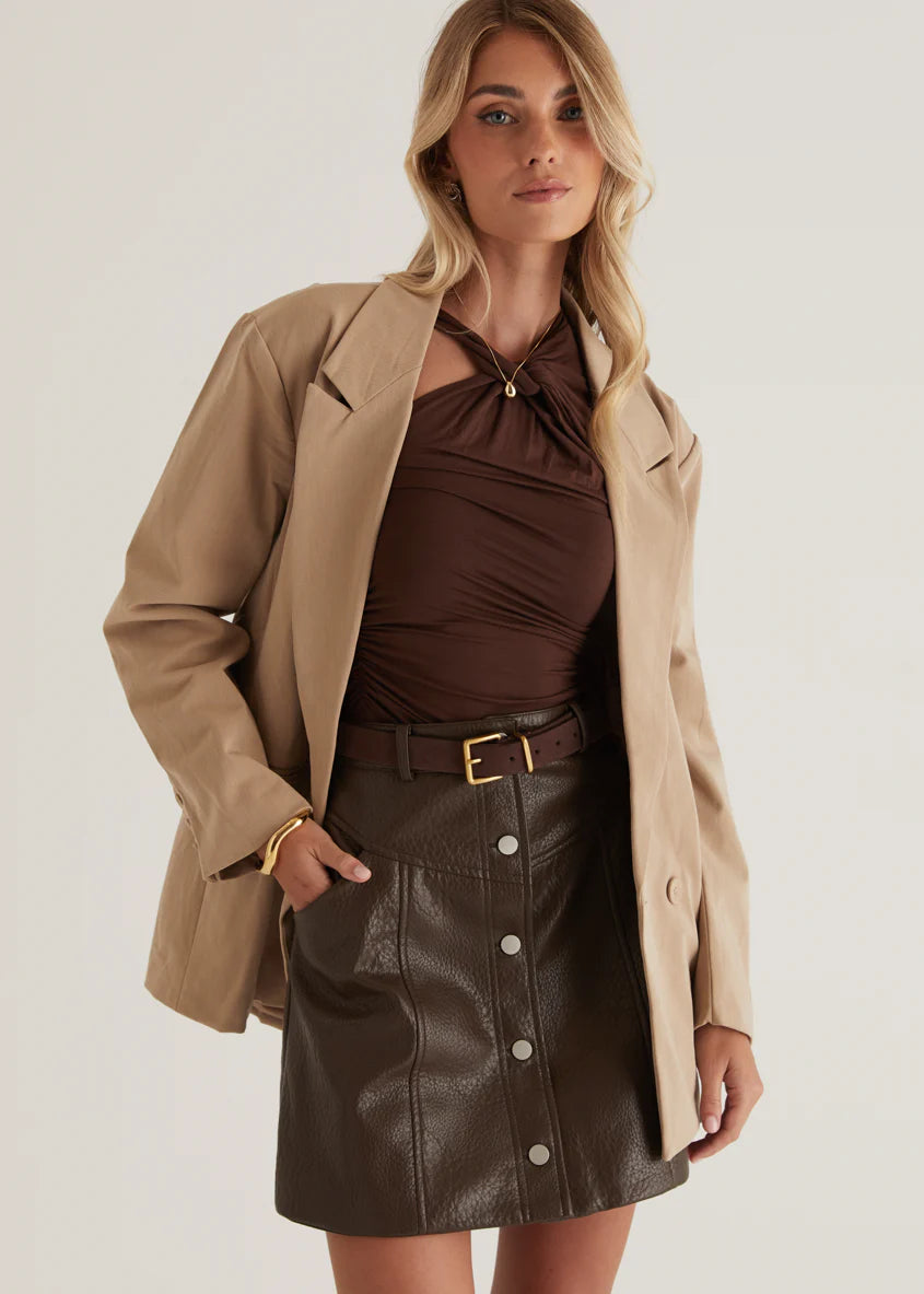 Elara Blazer - Camel