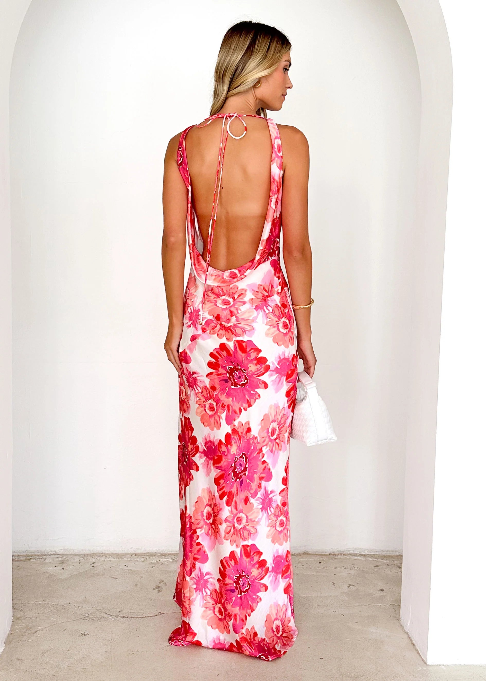 Drew Maxi Dress - Pink Floral