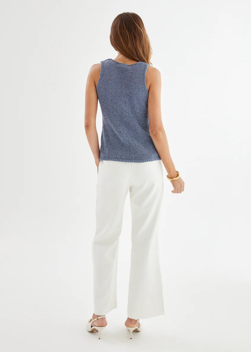 Avant Knit Top - Navy