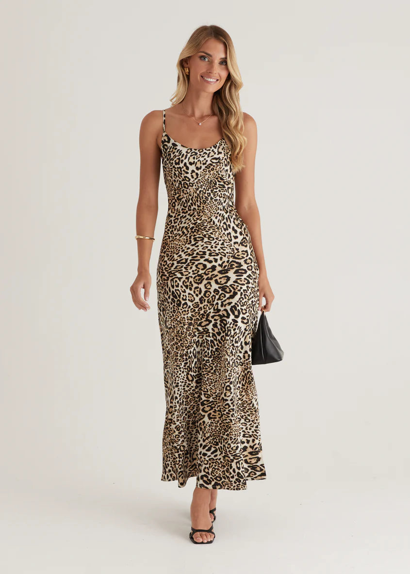 Jaguar Maxi Dress - Leopard