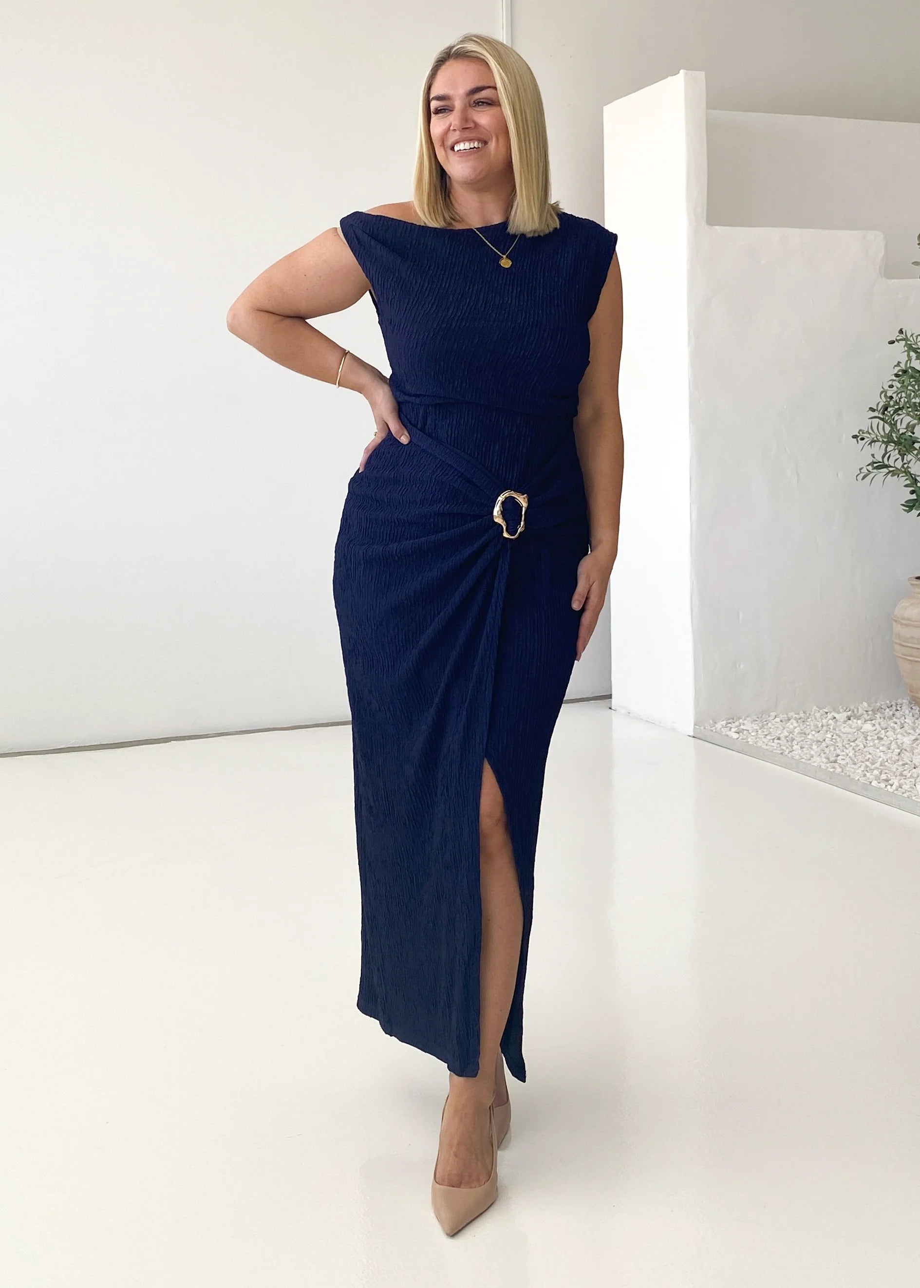 Toronto Maxi Dress - Navy