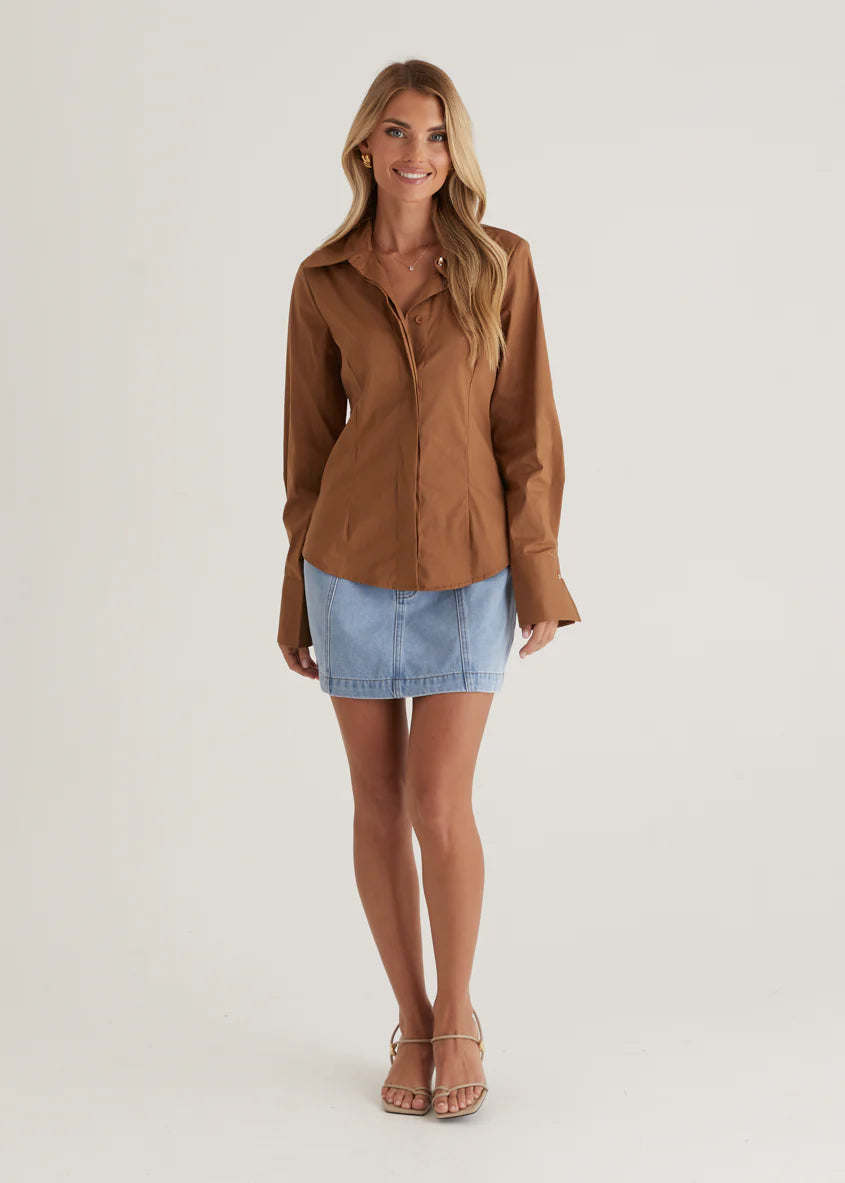 Sianna Shirt - Camel