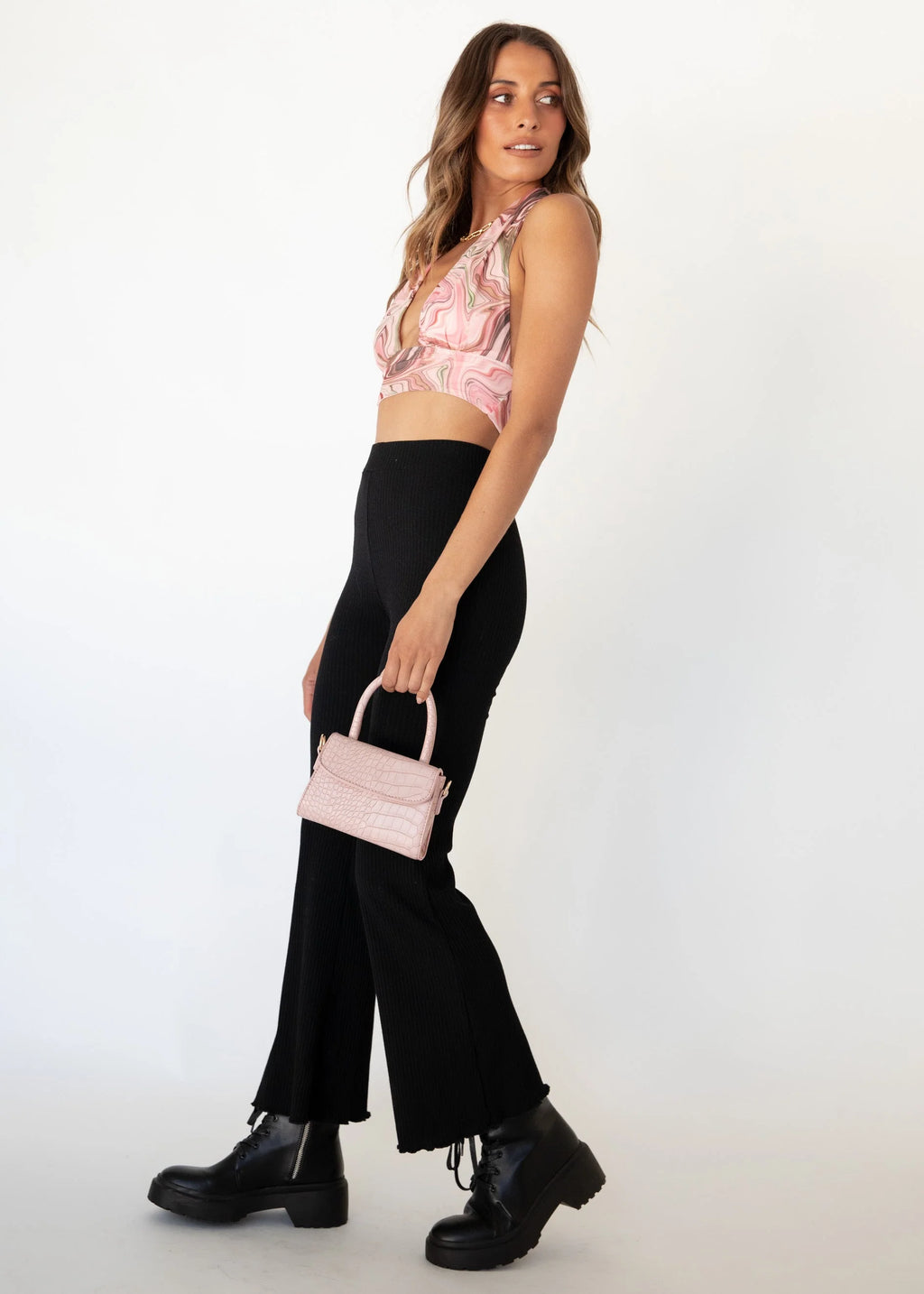 Angel Energy Crop - Blush Swirl