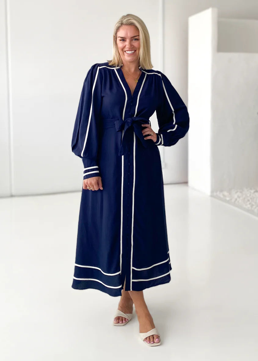 Melody Maxi Dress - Navy