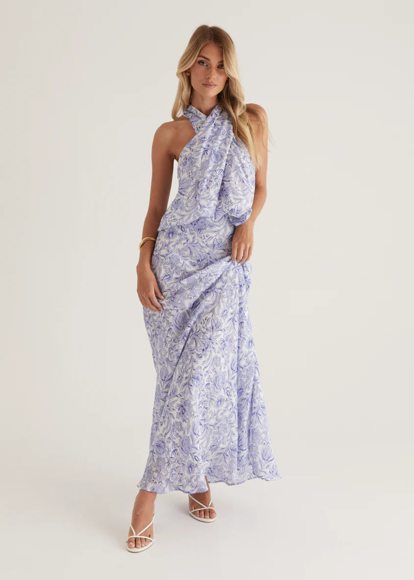 Tammy Top - Blue Floral