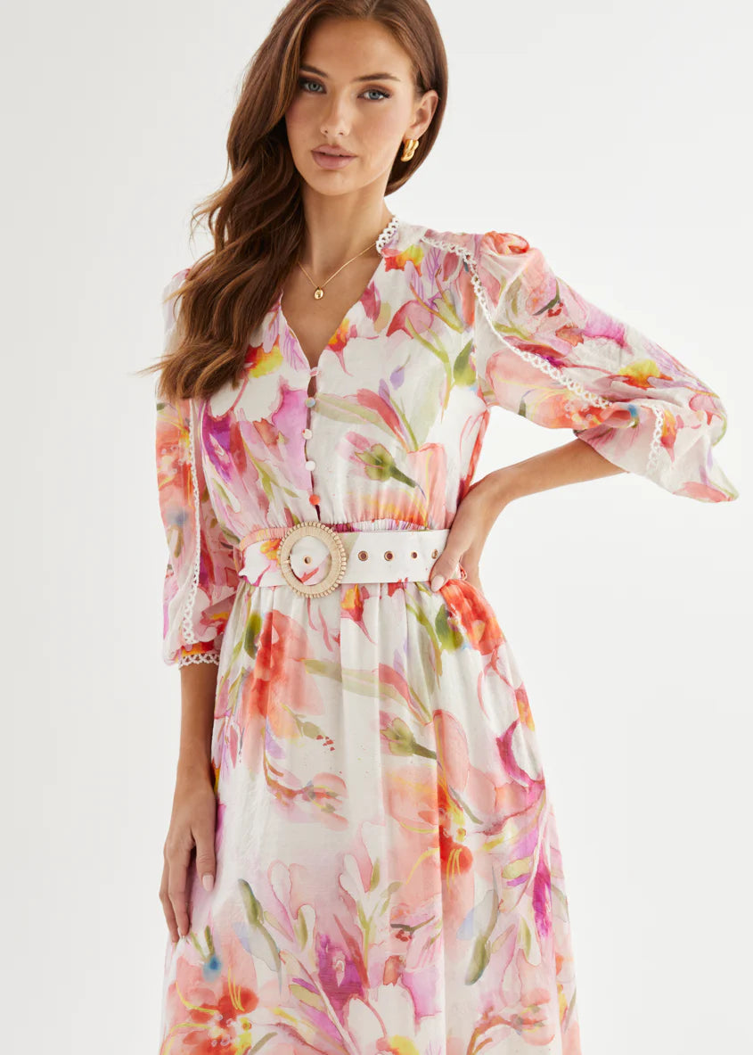 Milan Maxi Dress - Spring Bloom