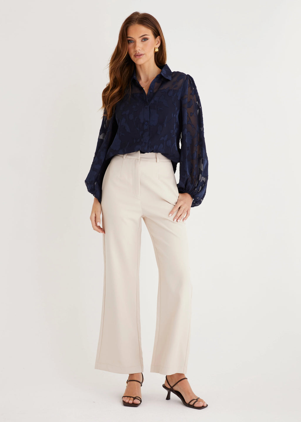 Medusa Shirt - Navy Lace