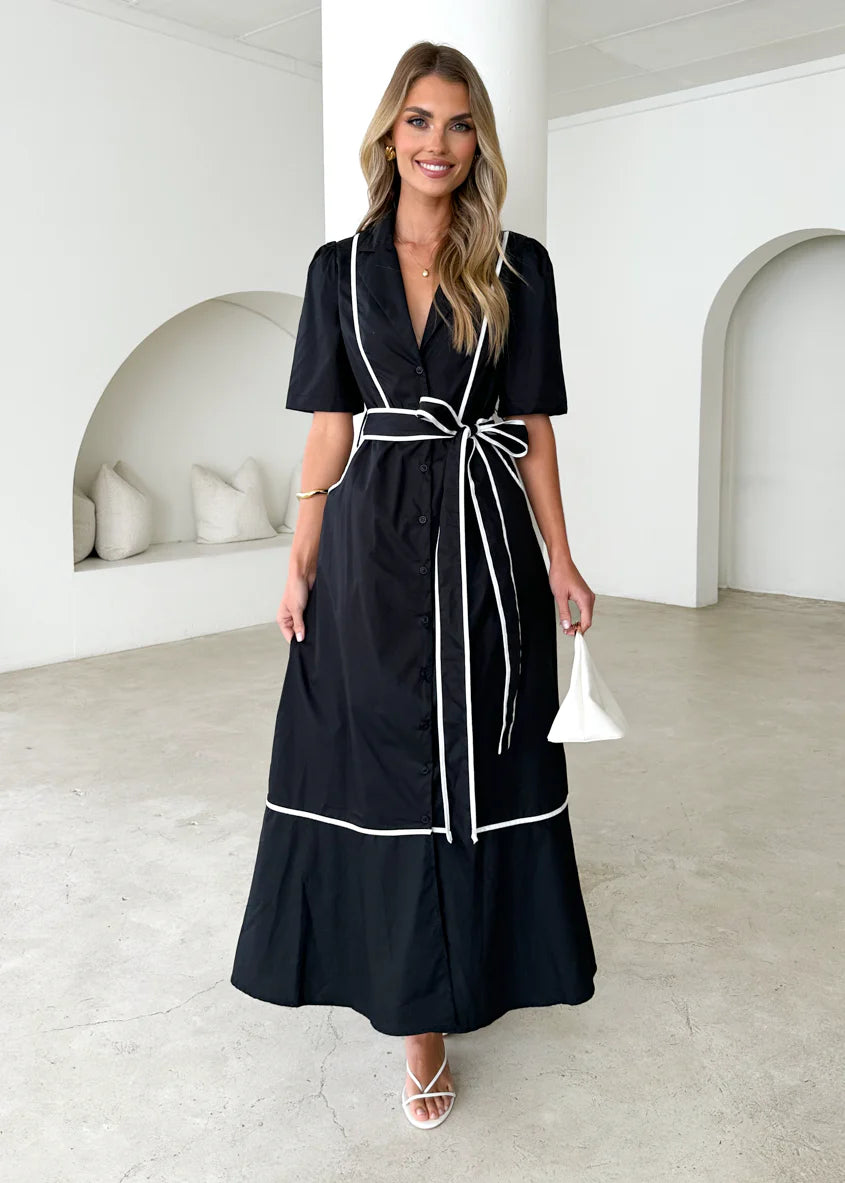 Stella Maxi Dress - Black