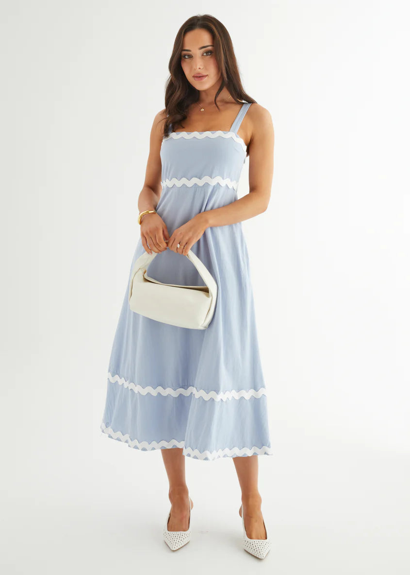 Vanya Maxi Dress - Blue