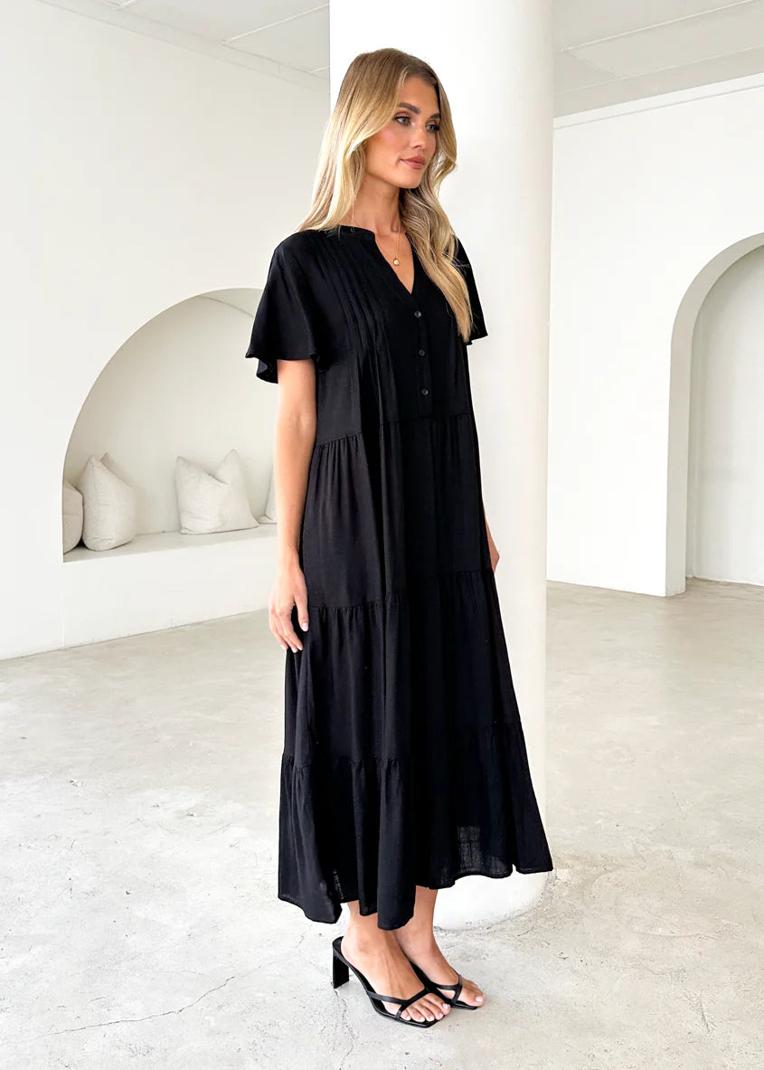 Niaomi Maxi Dress - Black
