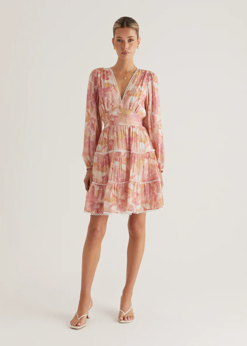 Palomar Dress - Blush Floral
