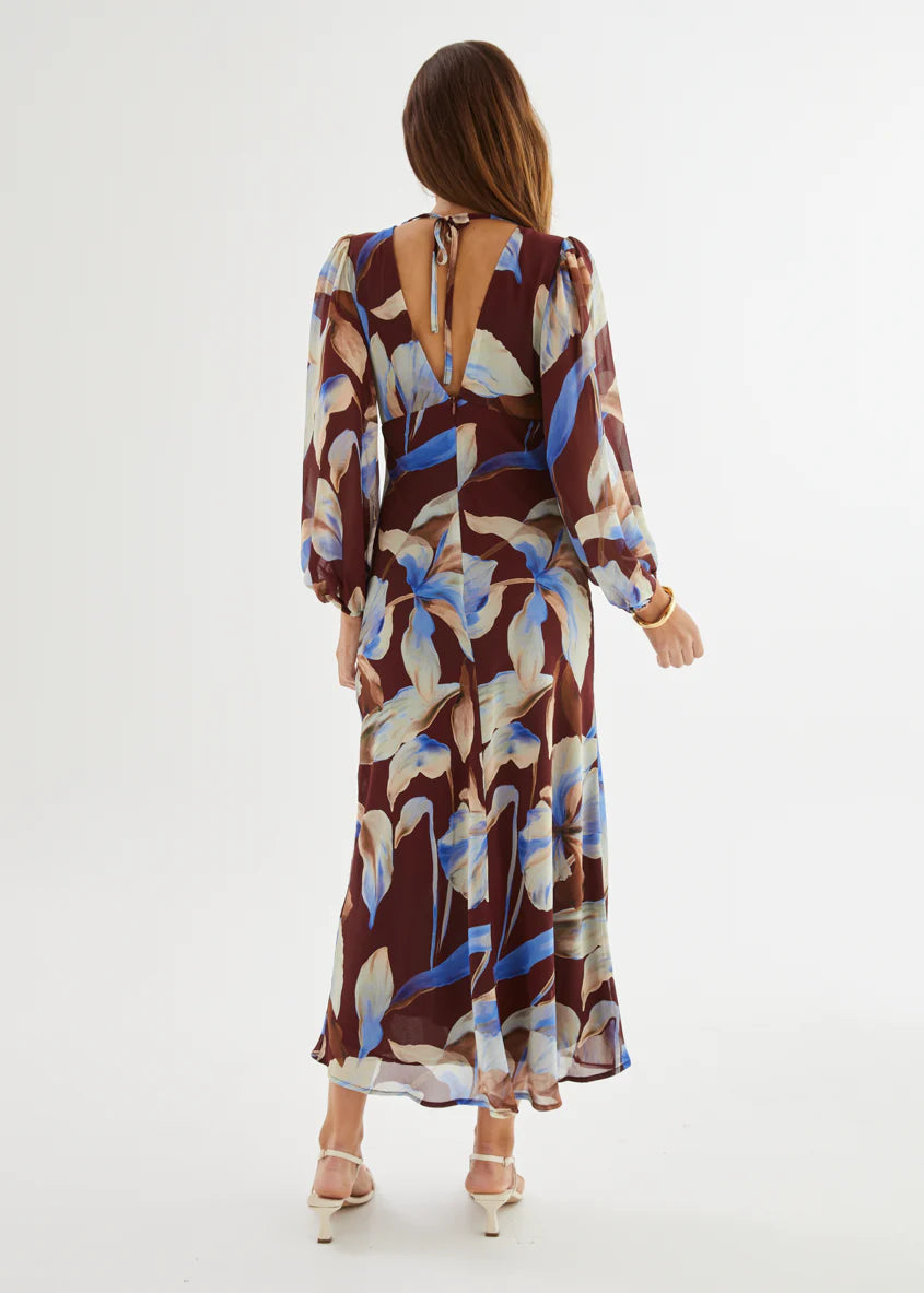 Mendez Maxi Dress - Burgundy Anya