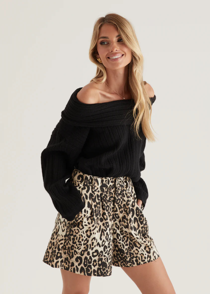 Annabelle Shorts - Leopard