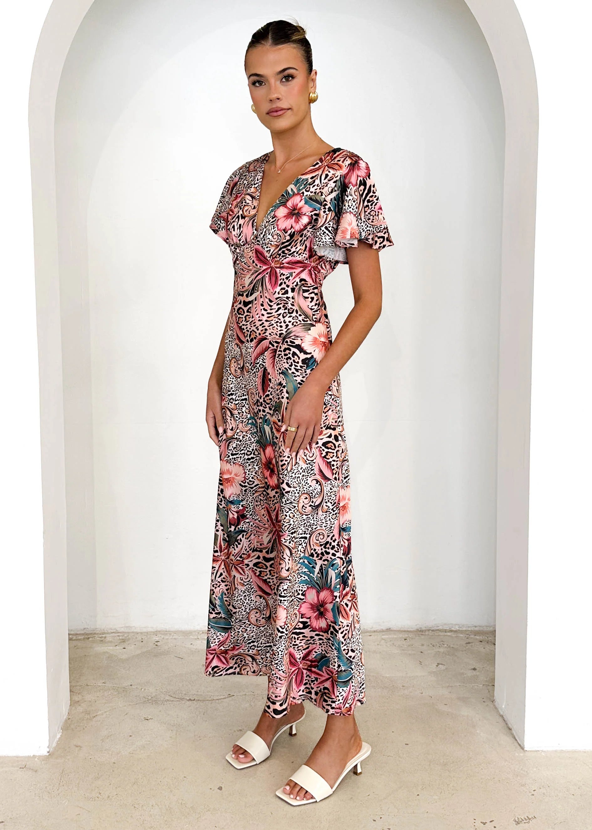 Mintoe Maxi Dress - Jungle Paradise