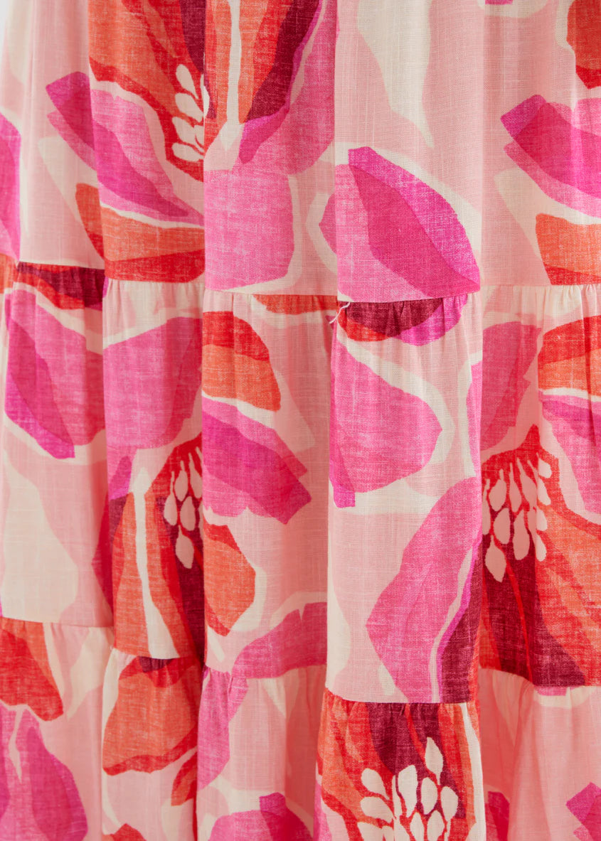 Lyndia Maxi Dress - Pink Rosalie