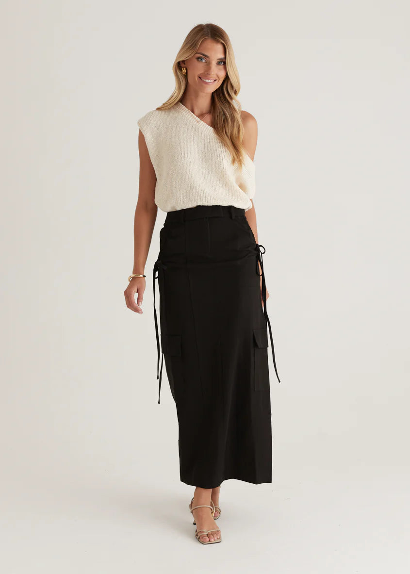 Chansa Maxi Skirt - Black