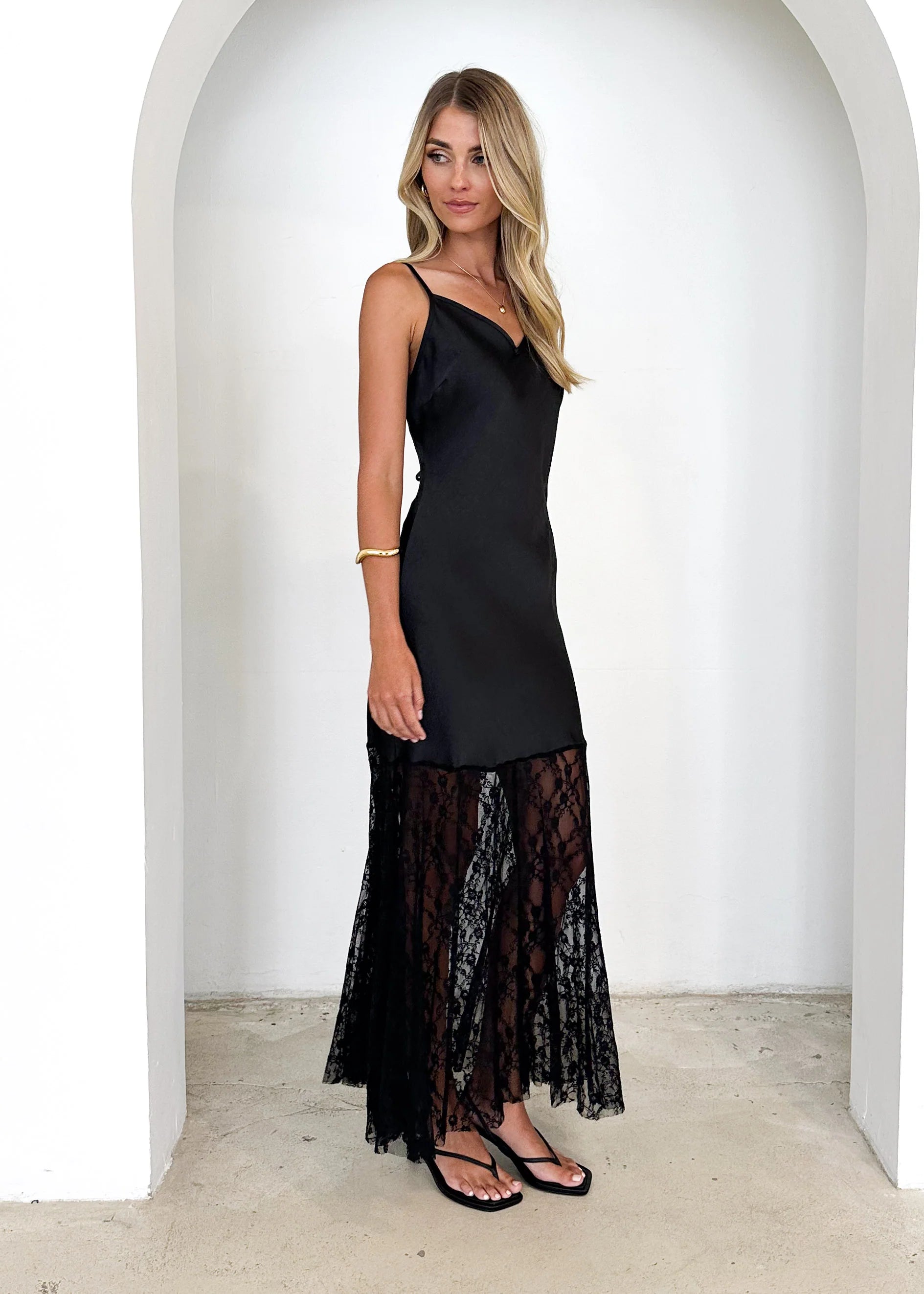 Anika Maxi Dress - Black