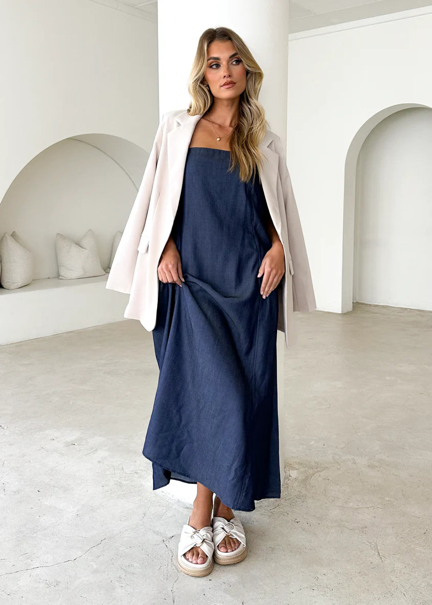 Sascha Maxi Dress - Indigo