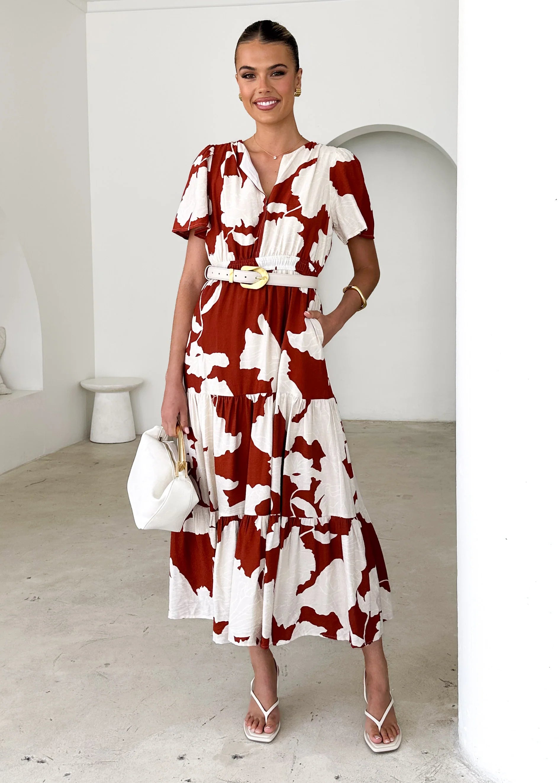 Katherine Maxi Dress - Auburn Floral