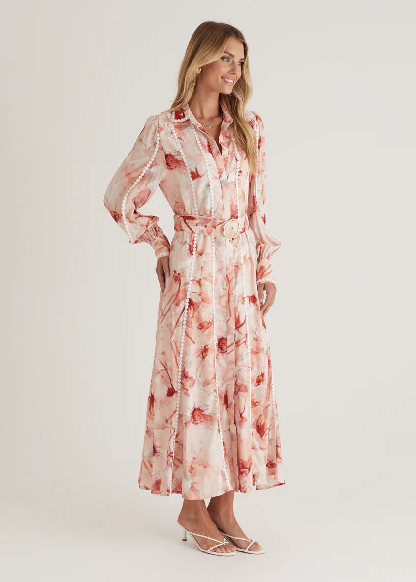 Starlet Maxi Dress - Blush Floral
