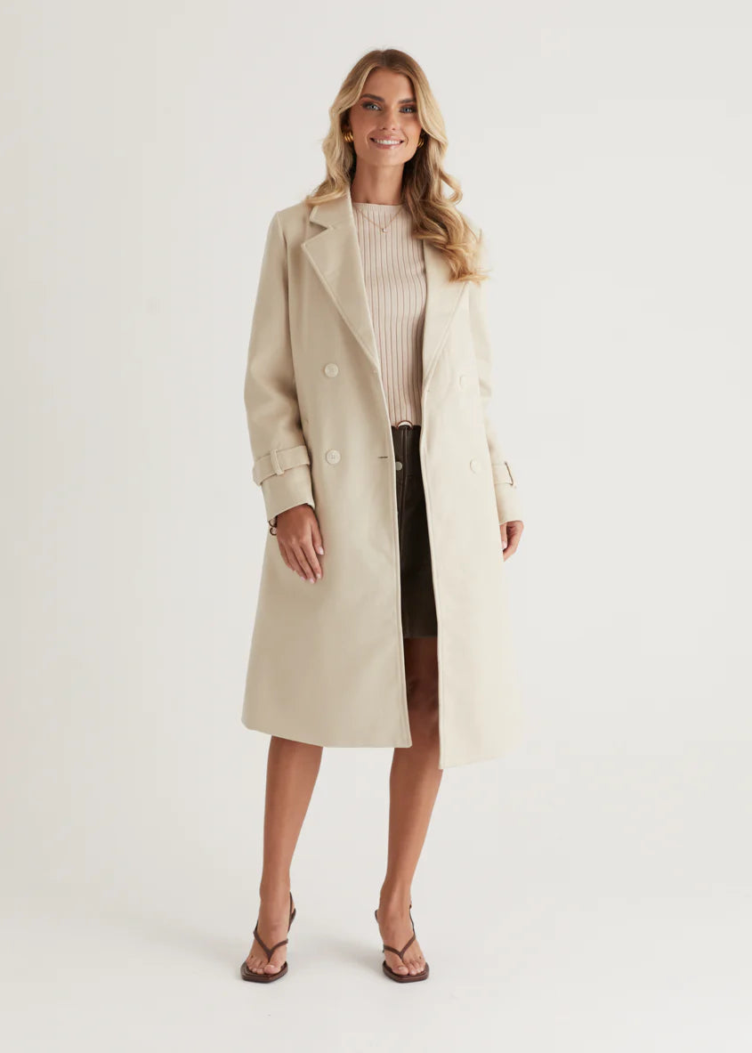 Matilda Coat - Almond